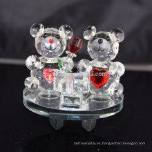 Comercio al por mayor Lovely K9 Crystal Teddy Bear For Decoration